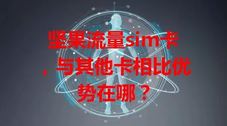 坚果流量sim卡，与其他卡相比优势在哪？