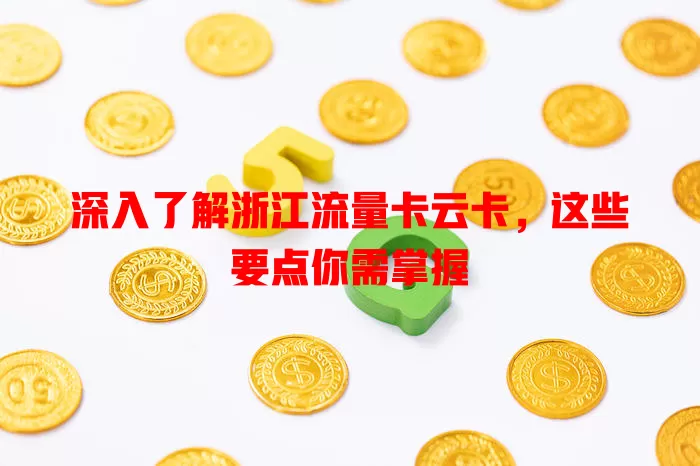 深入了解浙江流量卡云卡，这些要点你需掌握