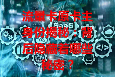 流量卡原卡主身份揭秘：背后隐藏着哪些秘密？
