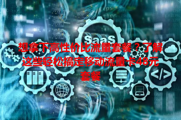 想拿下高性价比流量套餐？了解这些轻松搞定移动流量卡48元套餐