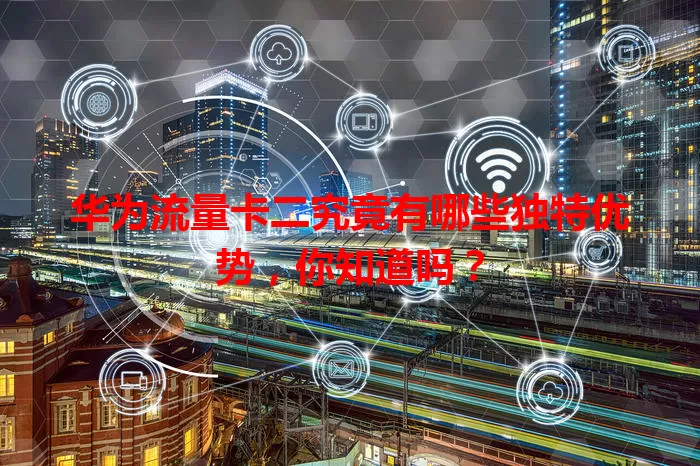 华为流量卡二究竟有哪些独特优势，你知道吗？