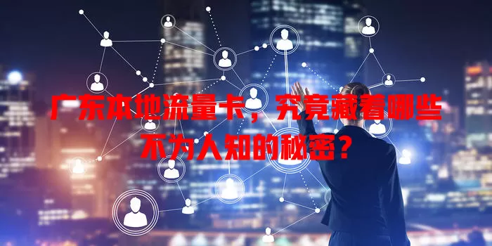 广东本地流量卡，究竟藏着哪些不为人知的秘密？