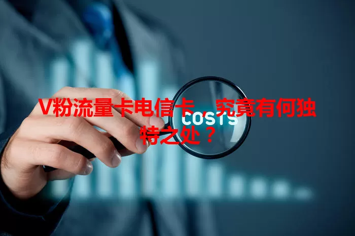 V粉流量卡电信卡，究竟有何独特之处？