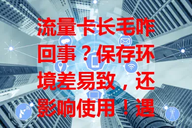 流量卡长毛咋回事？保存环境差易致，还影响使用！遇到别乱处理，联系运营商。平时要妥善保存，避免此类问题，保障上网服务