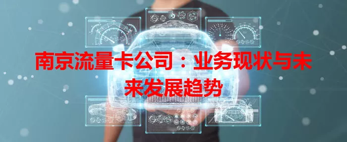 南京流量卡公司：业务现状与未来发展趋势