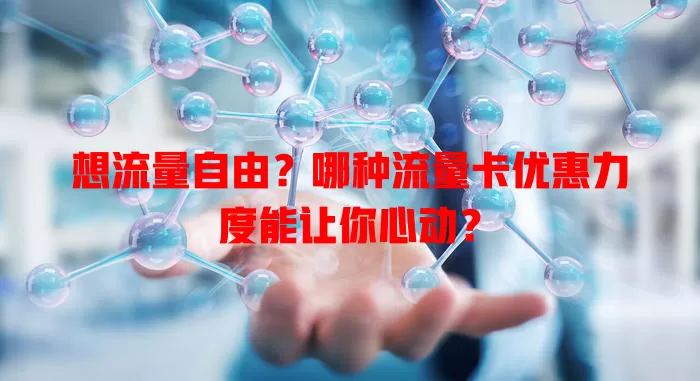 想流量自由？哪种流量卡优惠力度能让你心动？