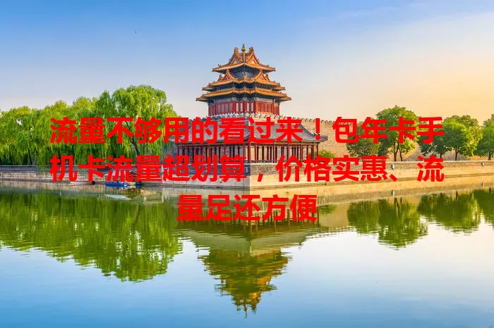 流量不够用的看过来！包年卡手机卡流量超划算，价格实惠、流量足还方便