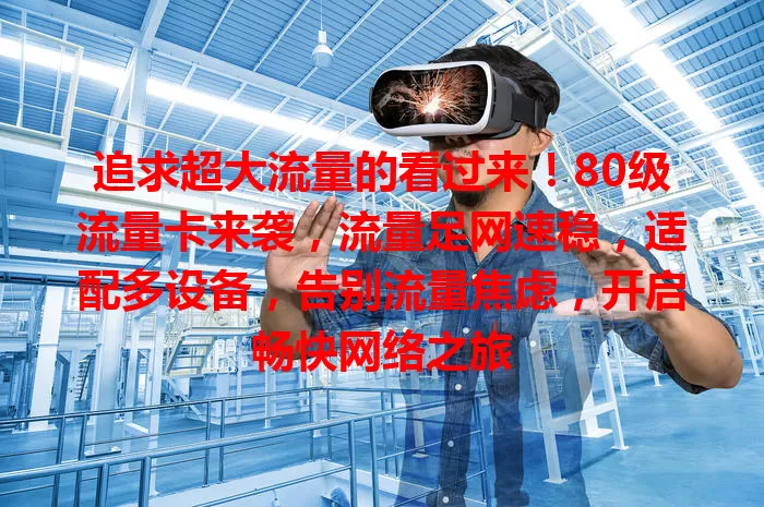 追求超大流量的看过来！80级流量卡来袭，流量足网速稳，适配多设备，告别流量焦虑，开启畅快网络之旅