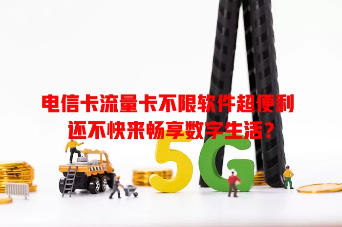 电信卡流量卡不限软件超便利 还不快来畅享数字生活？