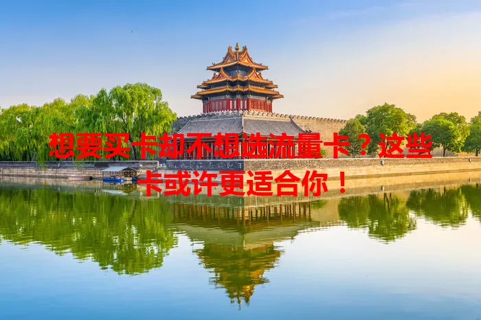 想要买卡却不想选流量卡？这些卡或许更适合你！