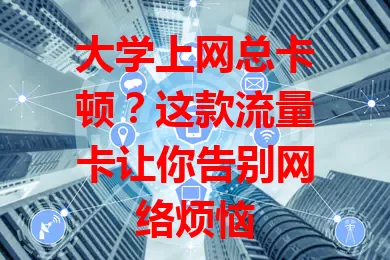大学上网总卡顿？这款流量卡让你告别网络烦恼