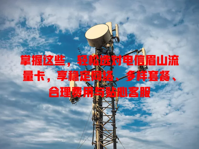 掌握这些，轻松选对电信眉山流量卡，享稳定网络、多样套餐、合理费用与贴心客服
