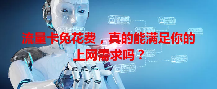 流量卡免花费，真的能满足你的上网需求吗？