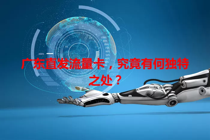 广东直发流量卡，究竟有何独特之处？
