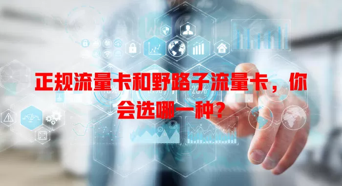 正规流量卡和野路子流量卡，你会选哪一种？