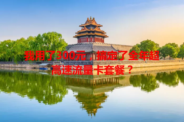 我用了300元，搞定了全年超高速流量卡套餐？