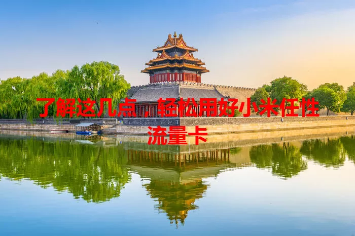 了解这几点，轻松用好小米任性流量卡