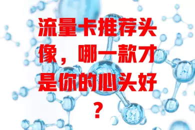流量卡推荐头像，哪一款才是你的心头好？