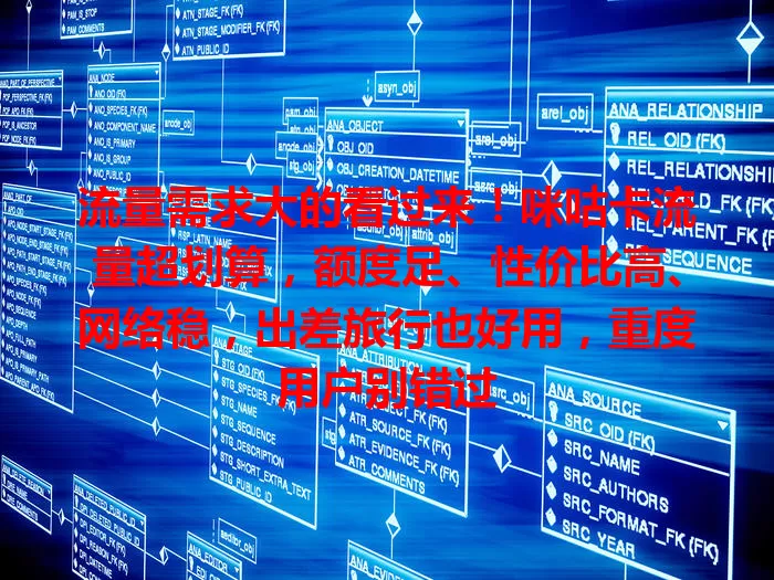 流量需求大的看过来！咪咕卡流量超划算，额度足、性价比高、网络稳，出差旅行也好用，重度用户别错过