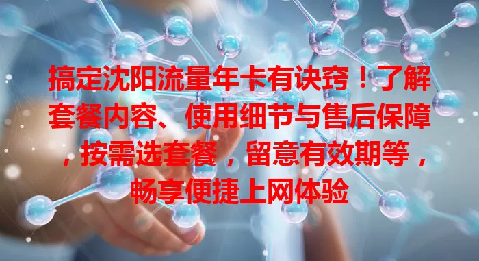 搞定沈阳流量年卡有诀窍！了解套餐内容、使用细节与售后保障，按需选套餐，留意有效期等，畅享便捷上网体验