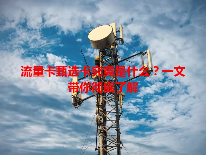 流量卡甄选卡究竟是什么？一文带你彻底了解