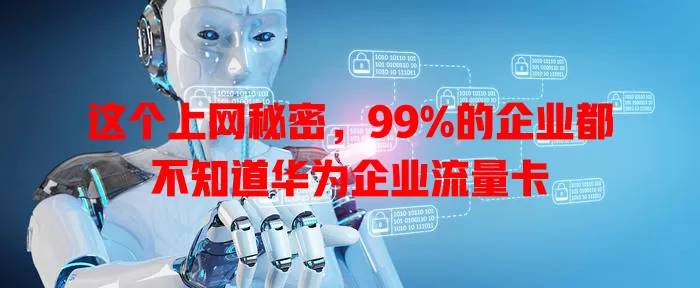 这个上网秘密，99%的企业都不知道华为企业流量卡