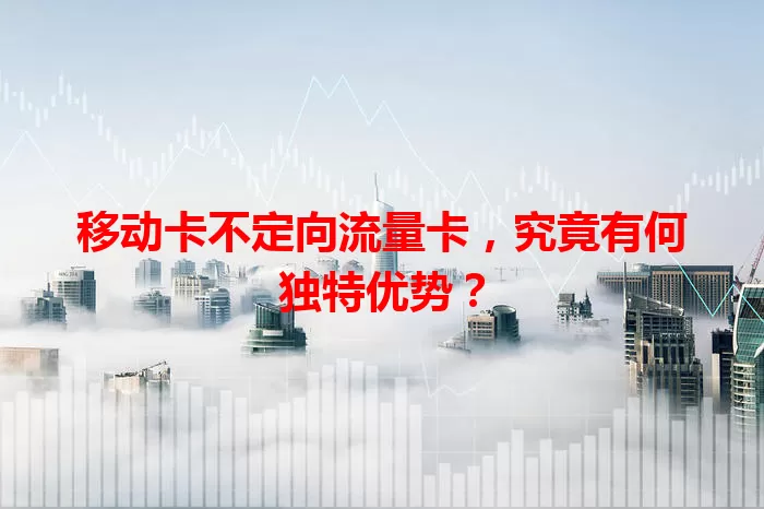移动卡不定向流量卡，究竟有何独特优势？