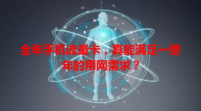 全年手机流量卡，真能满足一整年的用网需求？