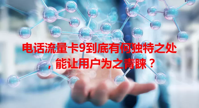 电话流量卡9到底有何独特之处，能让用户为之青睐？