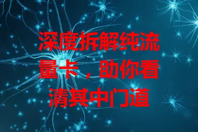 深度拆解纯流量卡，助你看清其中门道