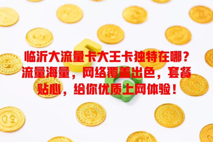 临沂大流量卡大王卡独特在哪？流量海量，网络覆盖出色，套餐贴心，给你优质上网体验！