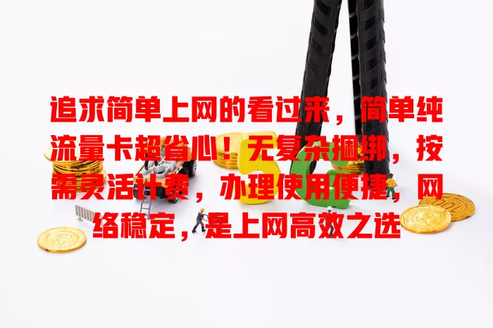 追求简单上网的看过来，简单纯流量卡超省心！无复杂捆绑，按需灵活计费，办理使用便捷，网络稳定，是上网高效之选