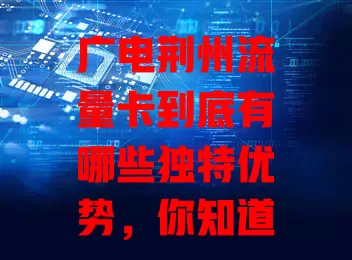 广电荆州流量卡到底有哪些独特优势，你知道吗？