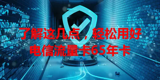 了解这几点，轻松用好电信流量卡65年卡