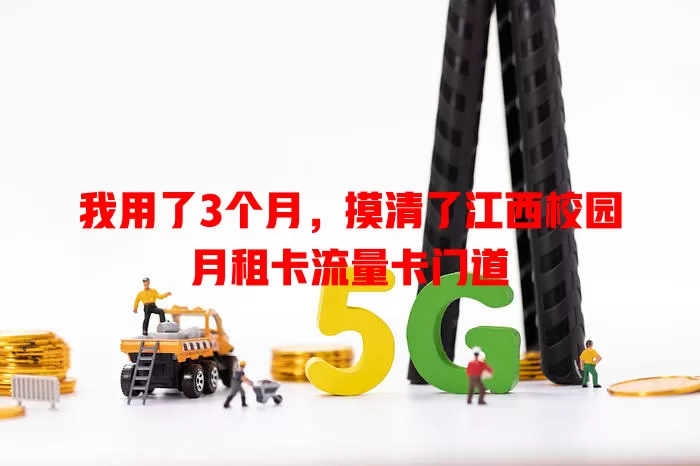 我用了3个月，摸清了江西校园月租卡流量卡门道