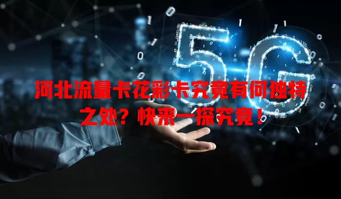 河北流量卡花彩卡究竟有何独特之处？快来一探究竟！