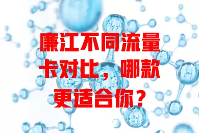廉江不同流量卡对比，哪款更适合你？