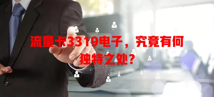 流量卡3319电子，究竟有何独特之处？