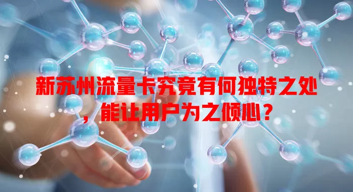 新苏州流量卡究竟有何独特之处，能让用户为之倾心？