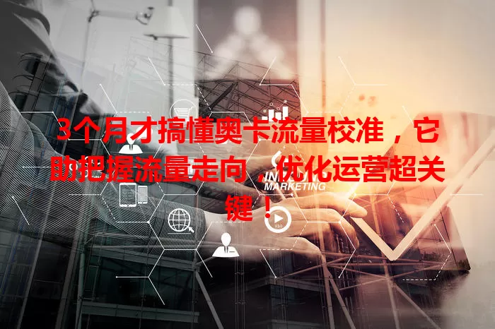 3个月才搞懂奥卡流量校准，它助把握流量走向，优化运营超关键！