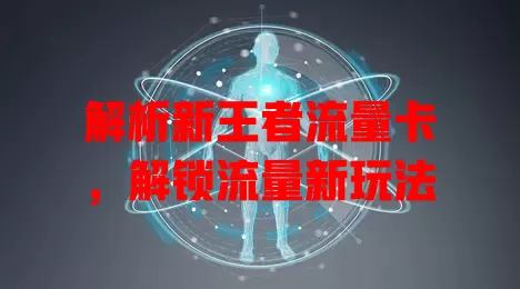 解析新王者流量卡，解锁流量新玩法