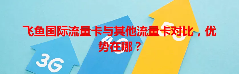 飞鱼国际流量卡与其他流量卡对比，优势在哪？