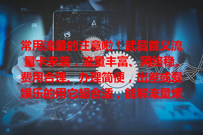 常用流量的注意啦！武昌首义流量卡来袭，流量丰富、网络稳、费用合理、办理简便，出差或爱娱乐的用它超合适，能解流量烦恼，带来全新上网体验！