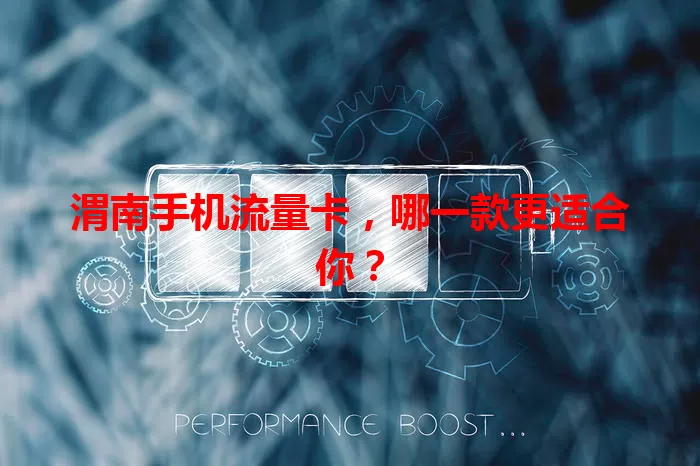 渭南手机流量卡，哪一款更适合你？