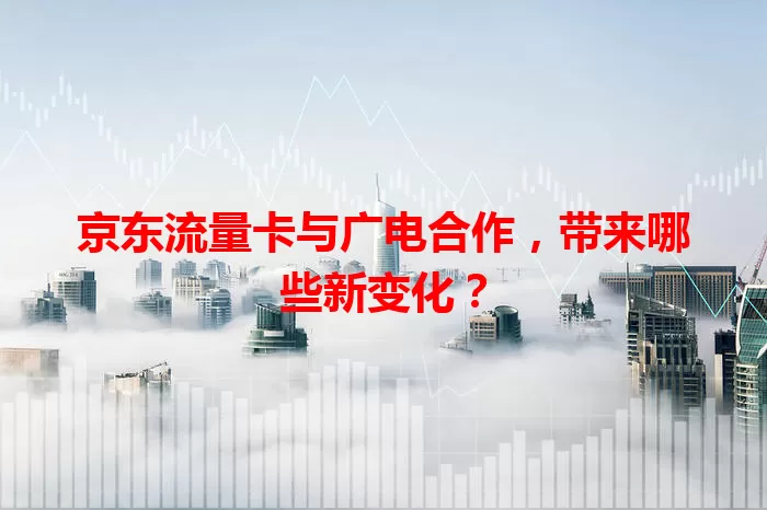 京东流量卡与广电合作，带来哪些新变化？