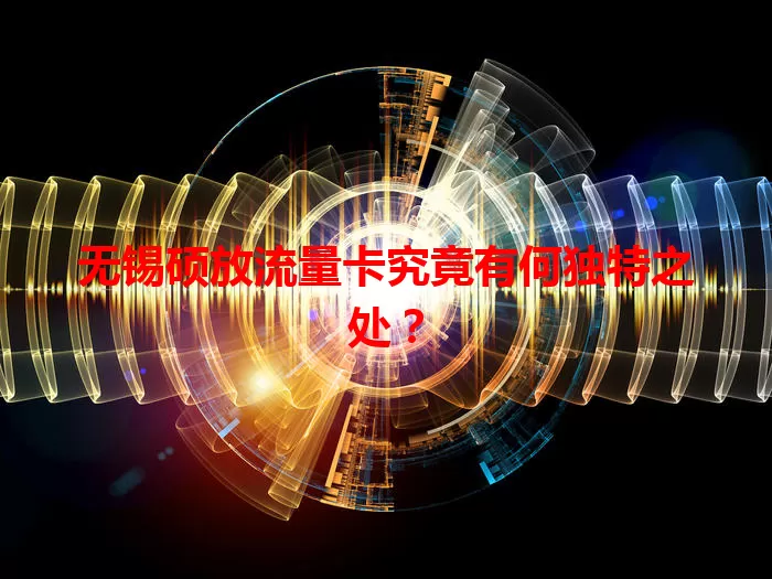 无锡硕放流量卡究竟有何独特之处？