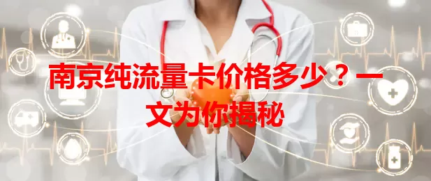 南京纯流量卡价格多少？一文为你揭秘