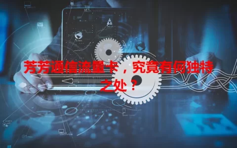 芳芳通信流量卡，究竟有何独特之处？