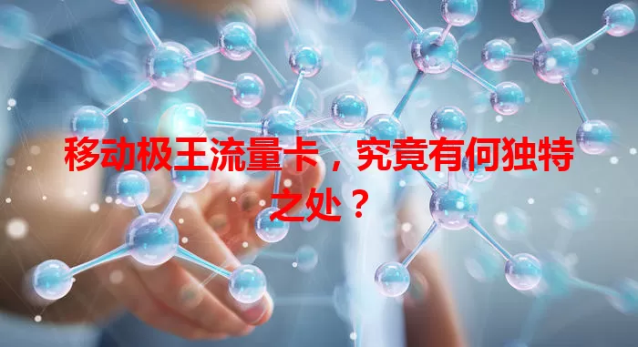 移动极王流量卡，究竟有何独特之处？