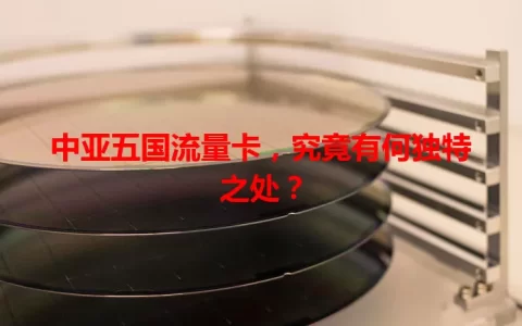 中亚五国流量卡，究竟有何独特之处？